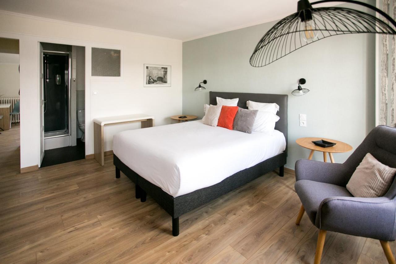 Le Cotentin Appart'Hotels & Restaurant Le Cot' Portbail Exteriér fotografie